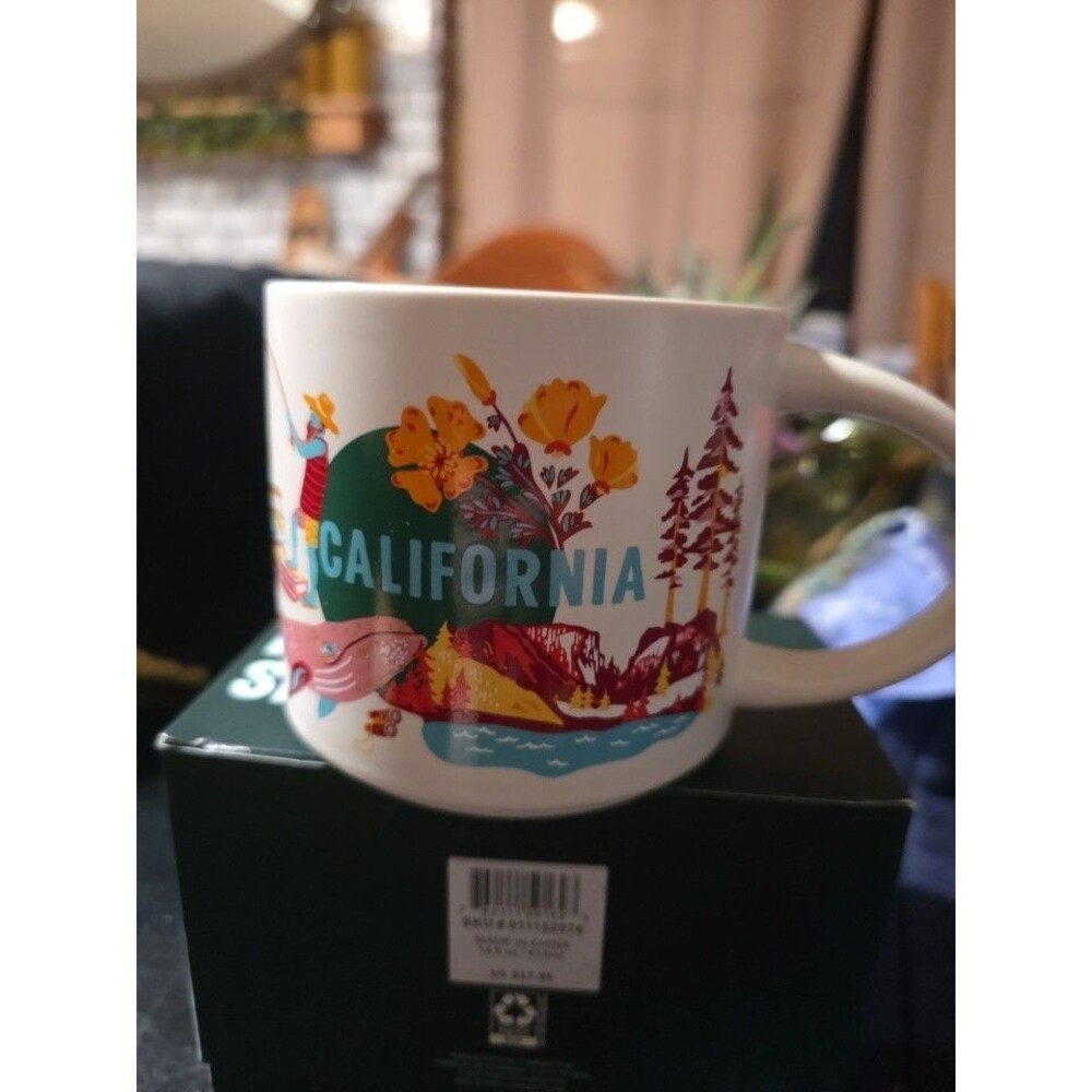 Starbucks USA California State Discovery Series City Icon Mug 14Oz Cup Travel